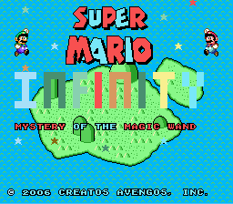 Super Mario Infinity - Mystery of the Magic Wand Title Screen